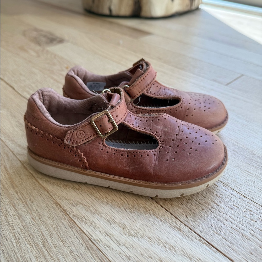 Leather Girls MaryJane Shoes
